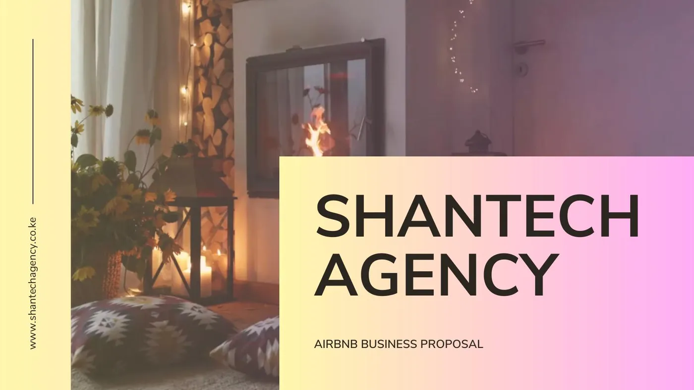 ShanTech Agency proposal title page