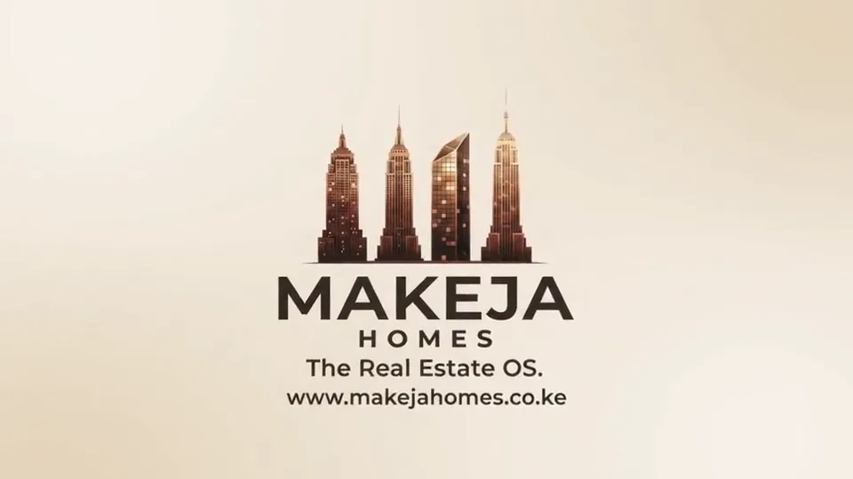 Makeja Homes end card on a warm cream background