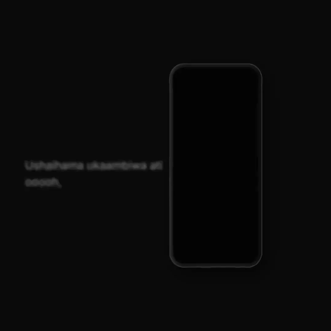 Dark phone mock-up for the deposits video